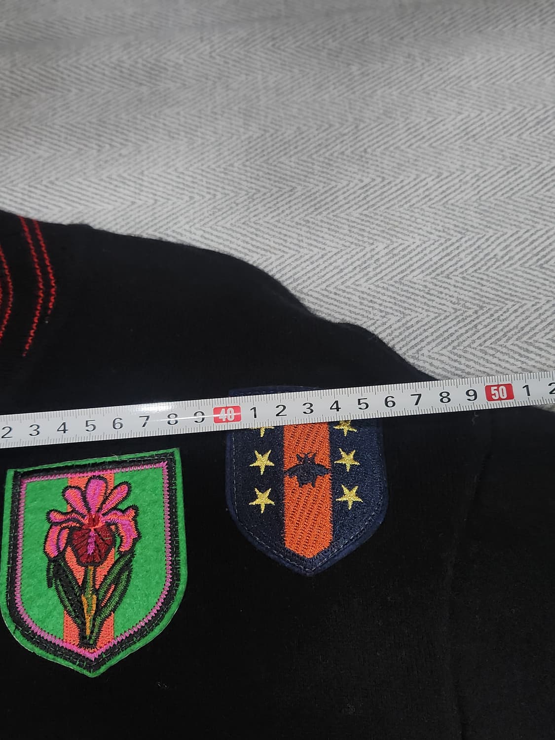 [F] 호랑이 패치 니트 자켓 봄버 여성 F사이즈 상품이미지9