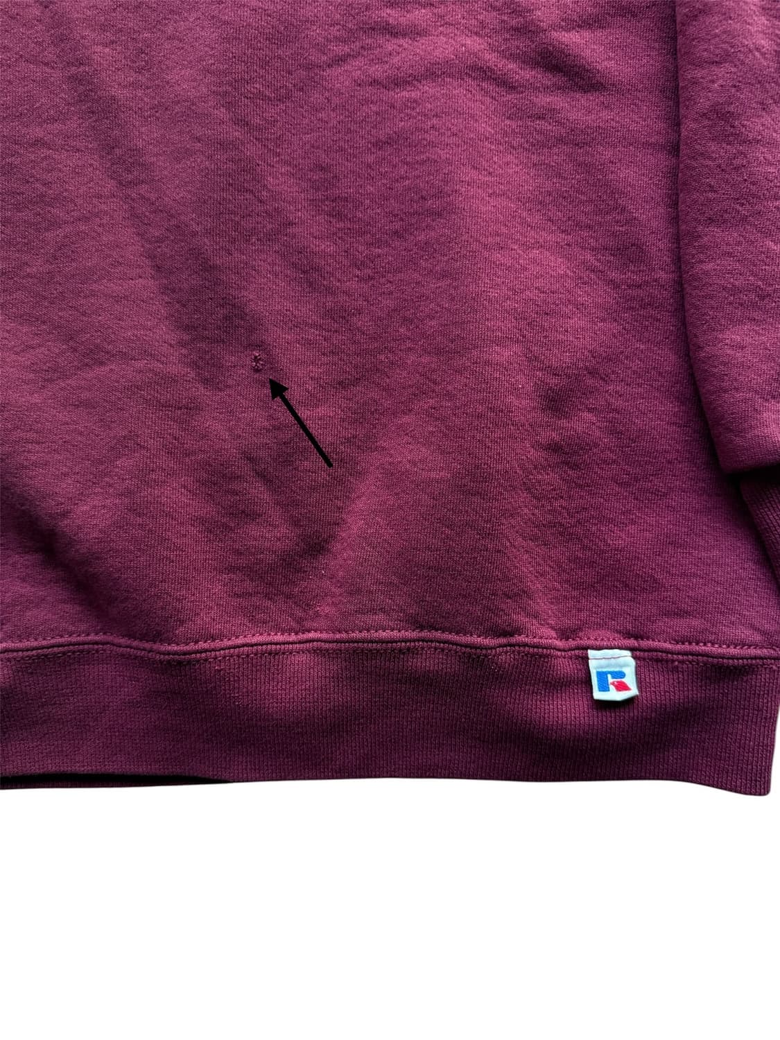 00s 러셀 스웻셔츠 버건디 상품이미지5
