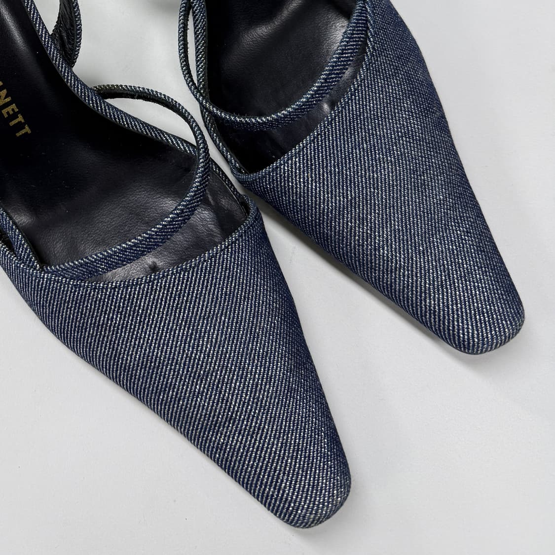 Katharine Hamnett glitter denim pumps 상품이미지2