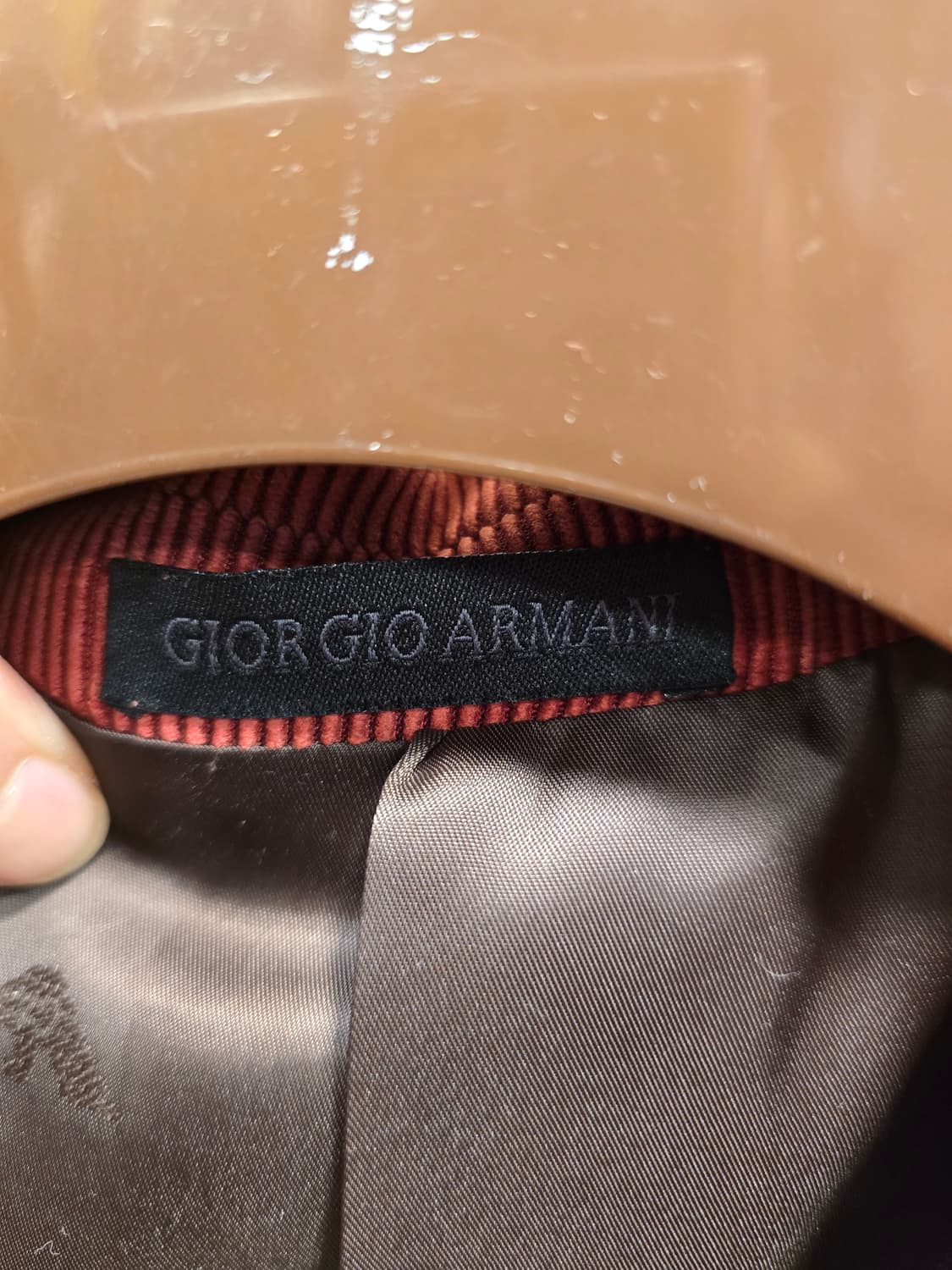 조르지오 아르마니 코듀로이 자켓 벽돌색 100~105 상품이미지9