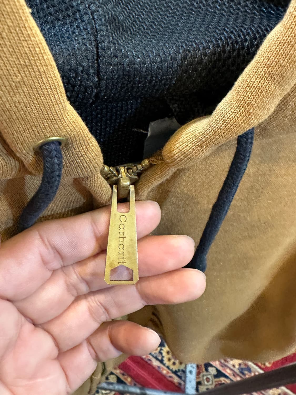 칼하트 레인디펜더 써멀 방수 후드집업 M 상품이미지5