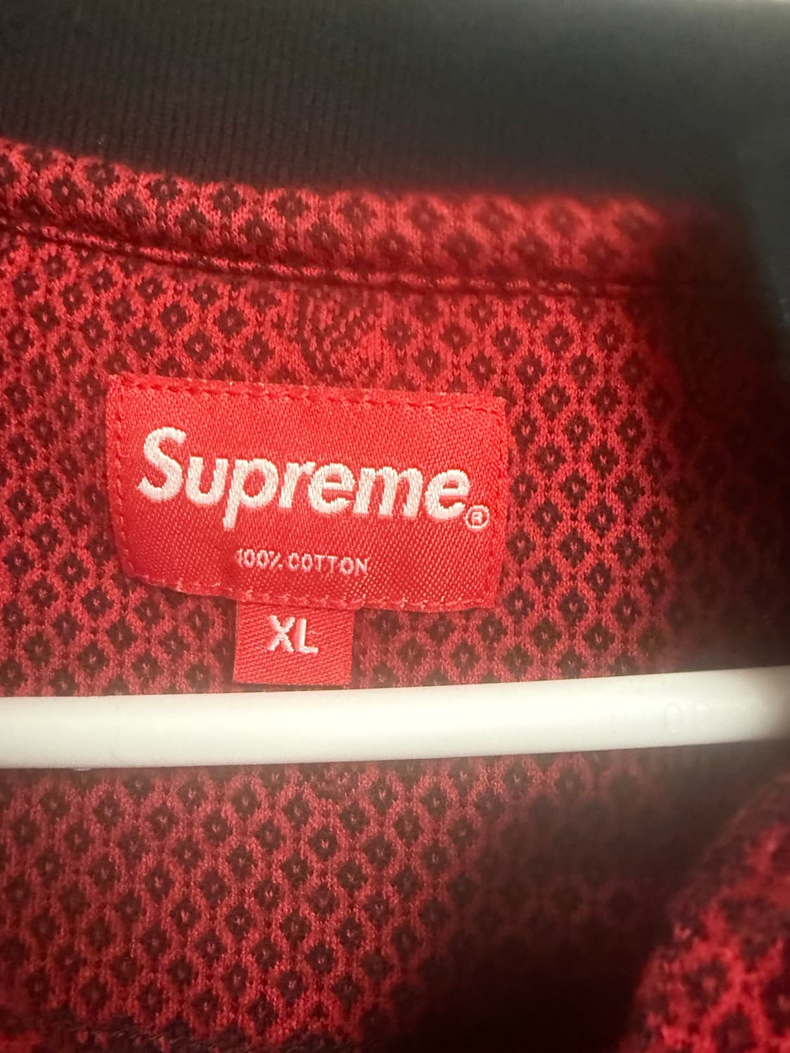 16fw 슈프림 페이즐리 폴로 셔츠 XL 상품이미지3