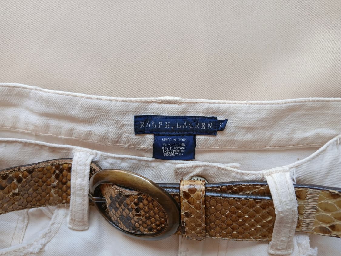 (MADE IN ITALY 벨트 풀세트) 랄프로렌 리얼 파이톤 패치워크 상품이미지3