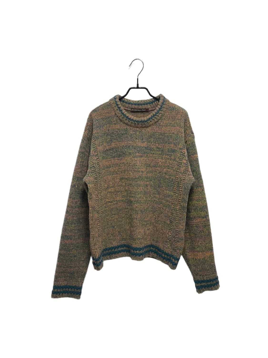 앤더슨벨 탐 멜란지 크루넥 니트 스웨터 상품이미지2