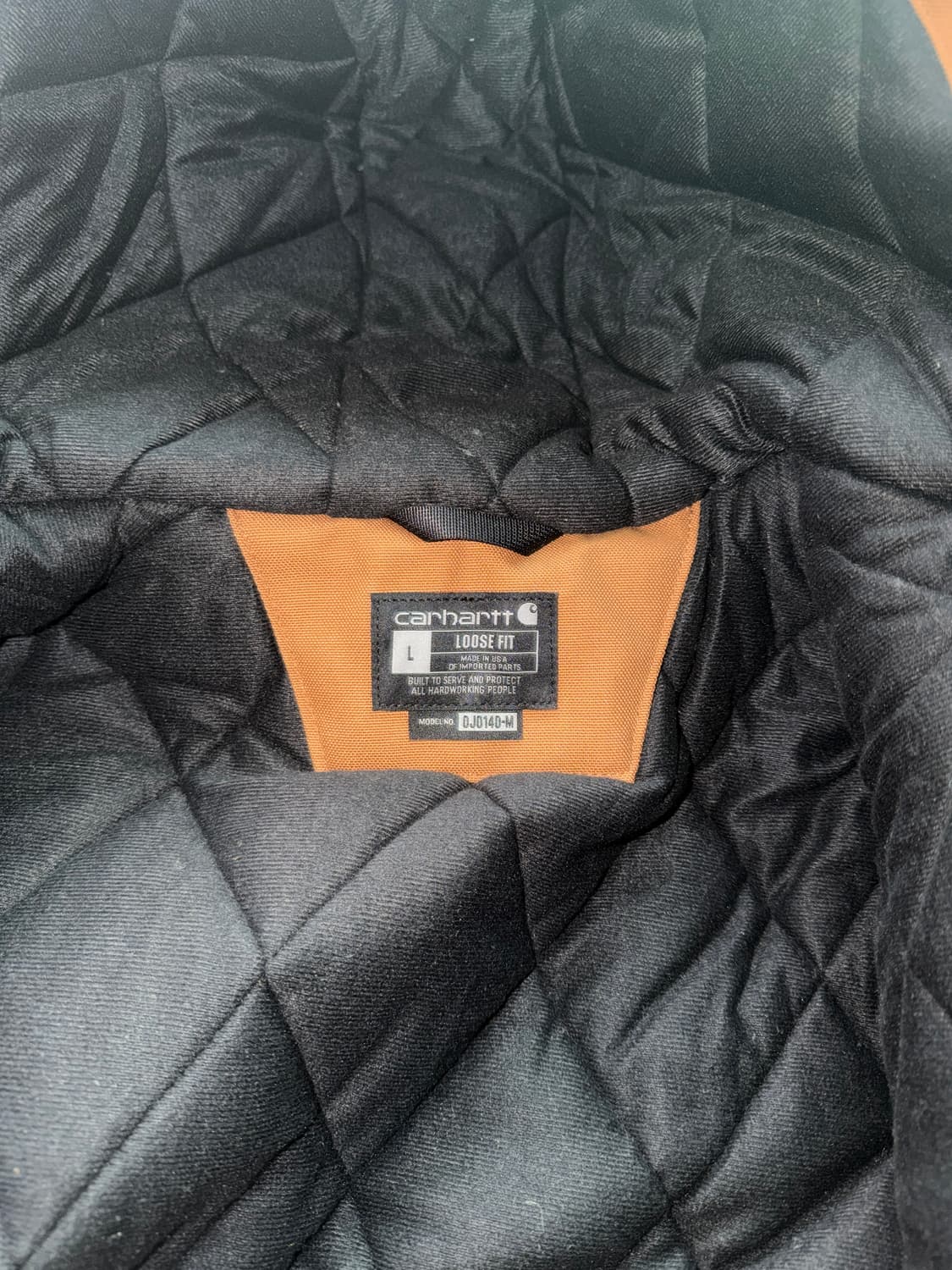 칼하트 루즈 핏 레귤러 펌 덕 플란넬 라인드 액티브 자켓 브라운 상품이미지4