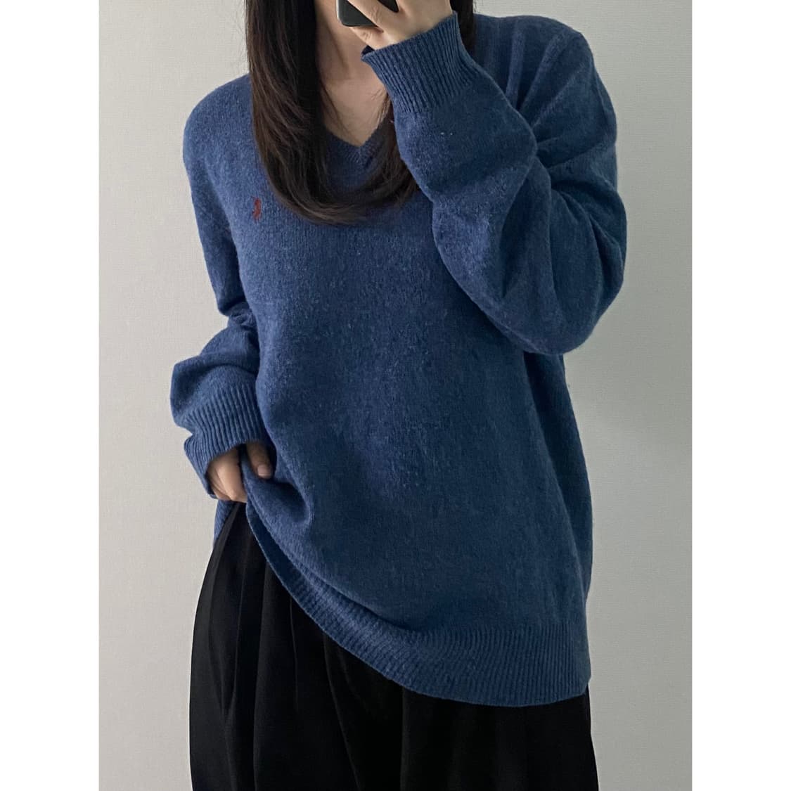 폴로 램스울 니트 상품이미지1