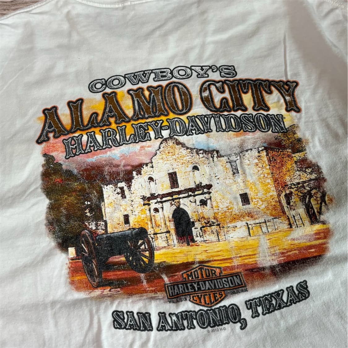 Harley Davidson 'ALAMO-CITY' T-shirt 상품이미지4