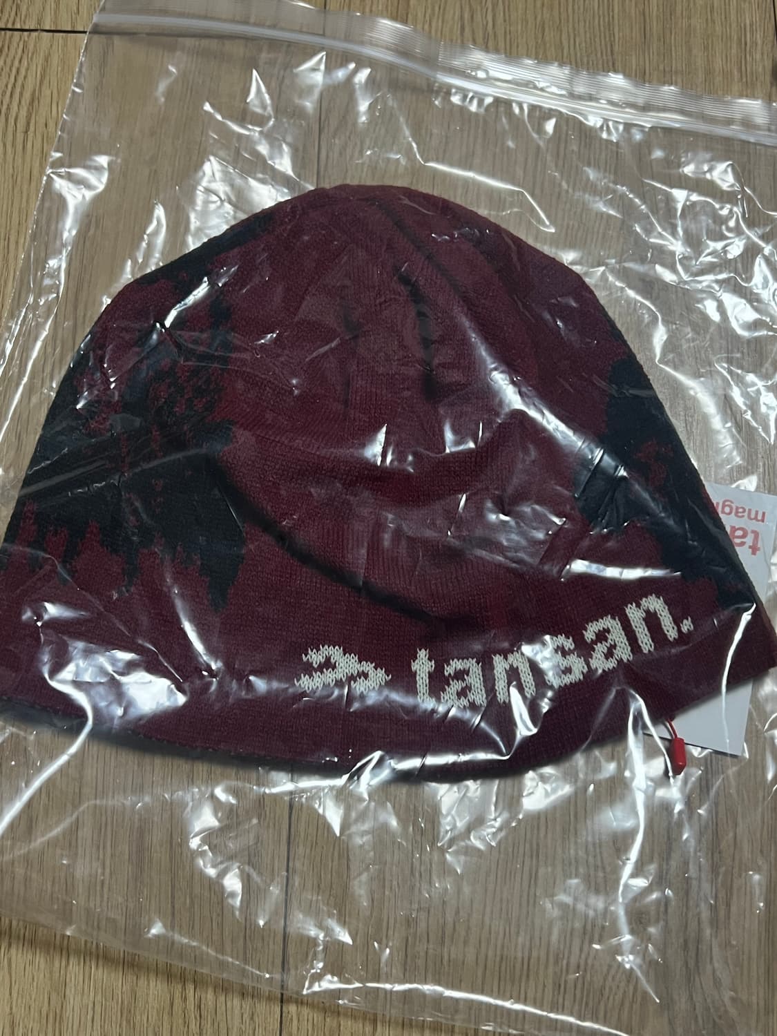 탄산마그네슘 자카드 엘 캐피탄 비니 버건디 상품이미지2