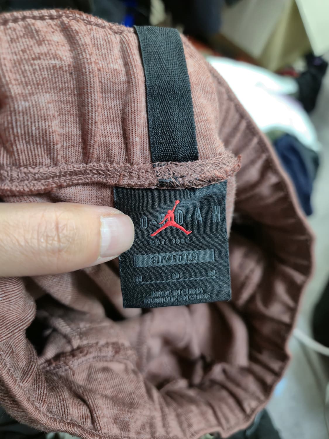 조던 브라운 블랙 트레이닝 바지 상품이미지8