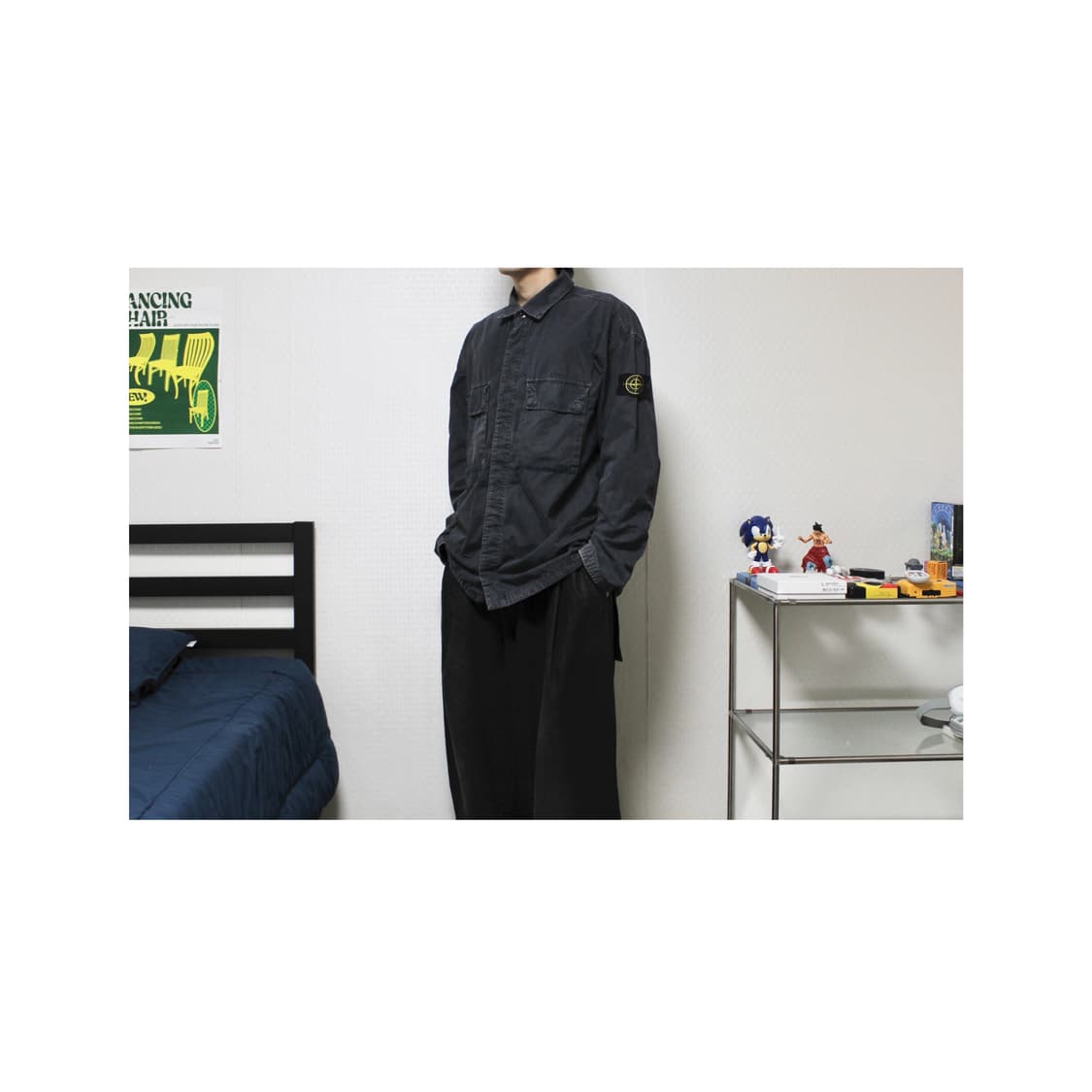 Garments Dyeing Wappen Overshirt 상품이미지2