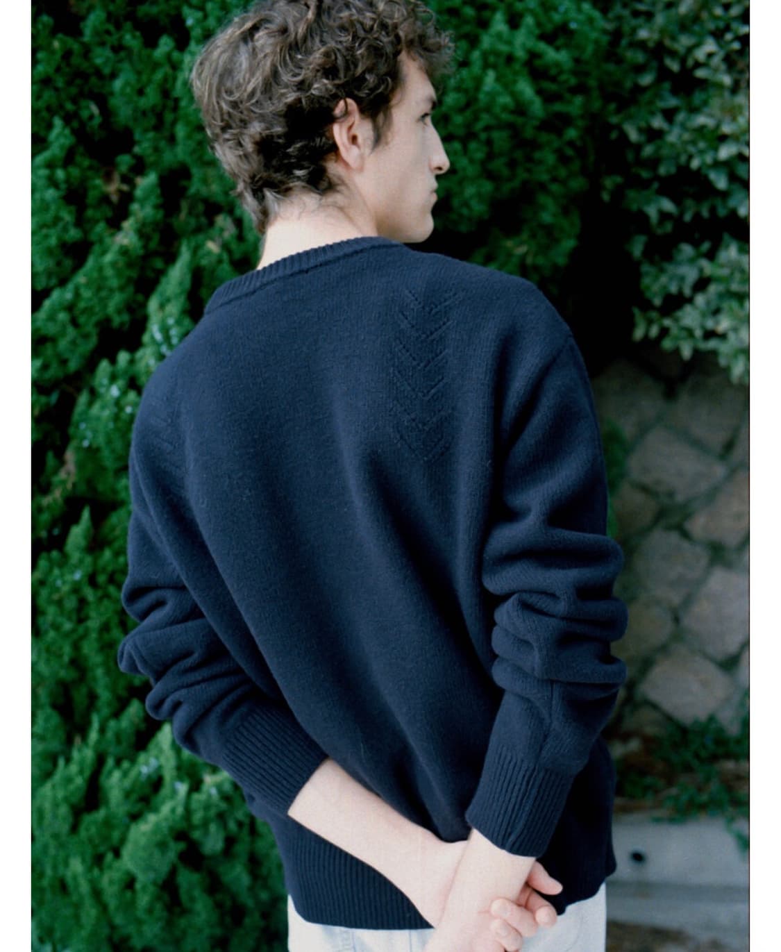 월스와일무브먼트 슬릿 니트 2사이즈 상품이미지4