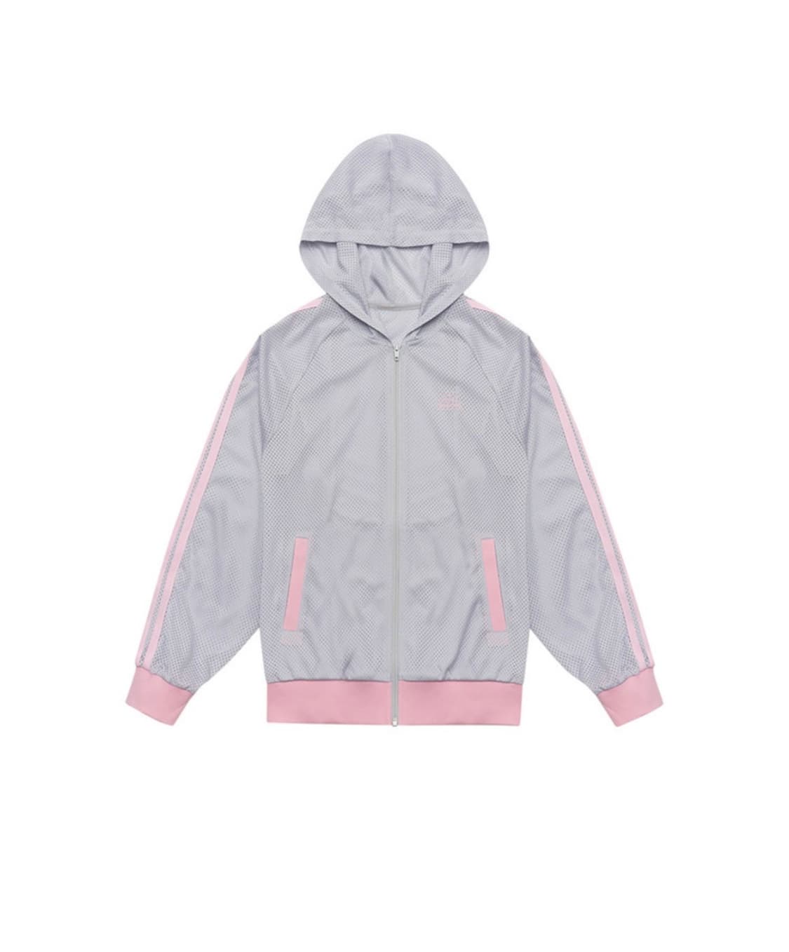 퍼피북클럽 PBC Mesh Zip-up Set (gray) 매쉬 집업 상품이미지3