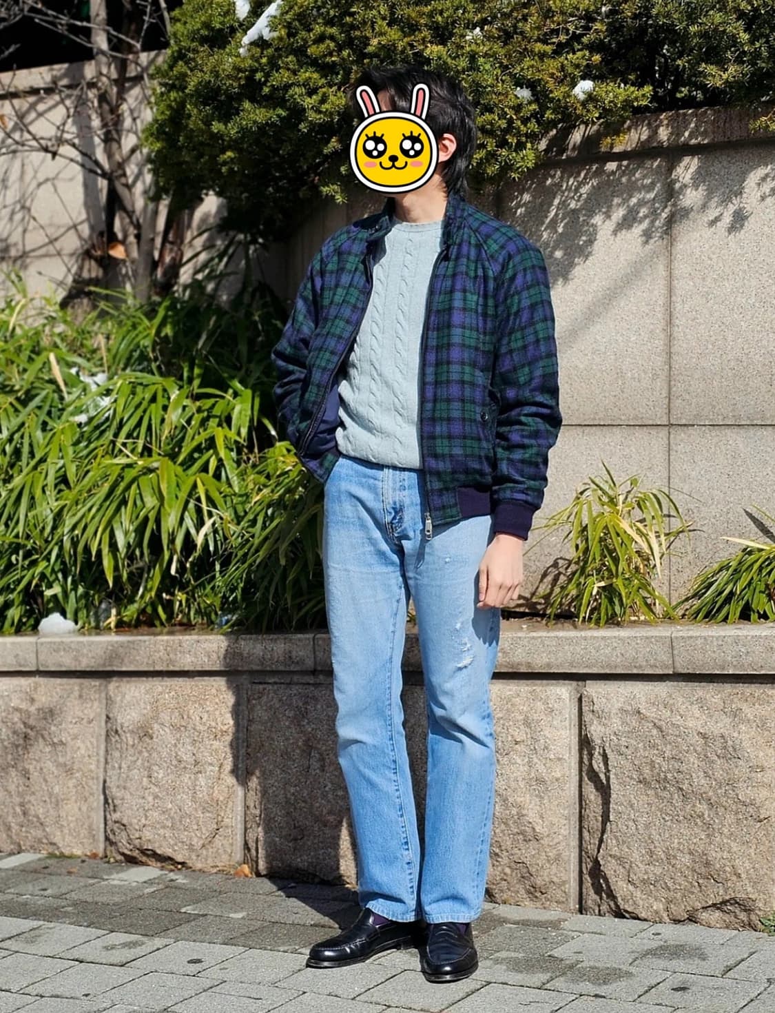 바라쿠타 G9 셰틀랜드 울 블랙와치 자켓 44(xl) 상품이미지3