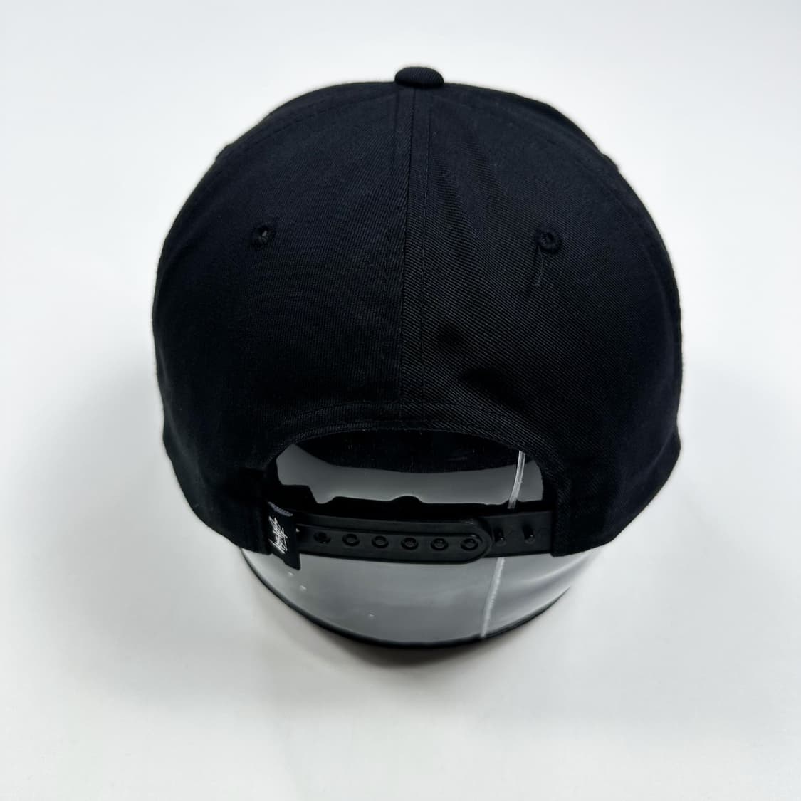 스투시 베이직 블랙 자수 볼캡 모자 상품이미지3