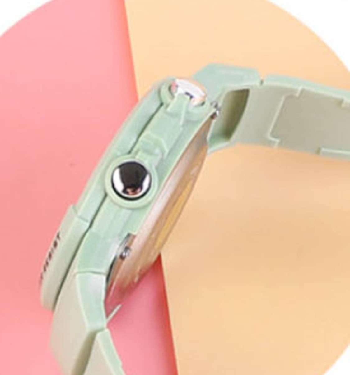 알람 스톱워치 라이트 여자 커플 패션 컬러 손목시계 판 상품이미지4