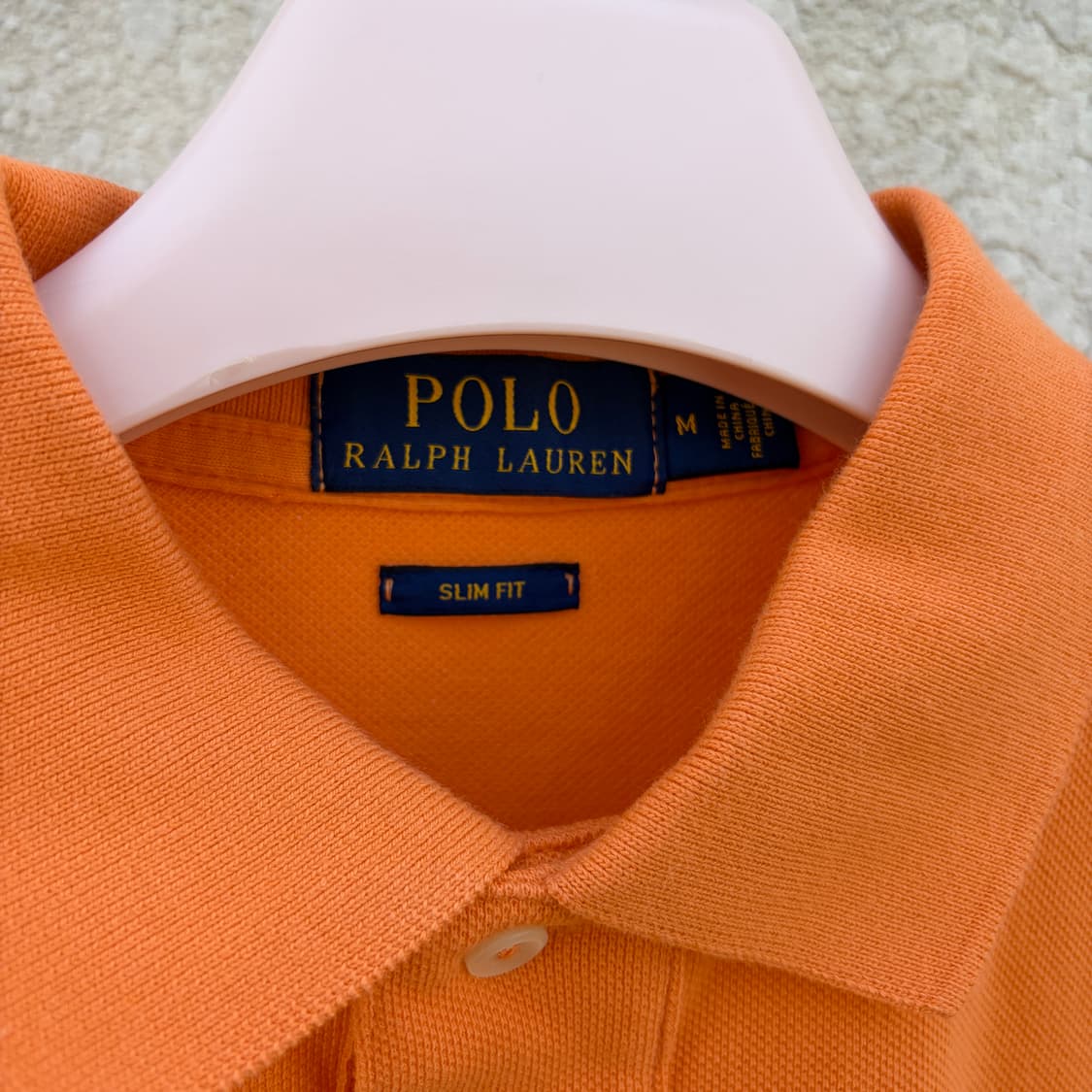 M)폴로 랄프로렌 신형 오렌지 PK카라 티셔츠 상품이미지3