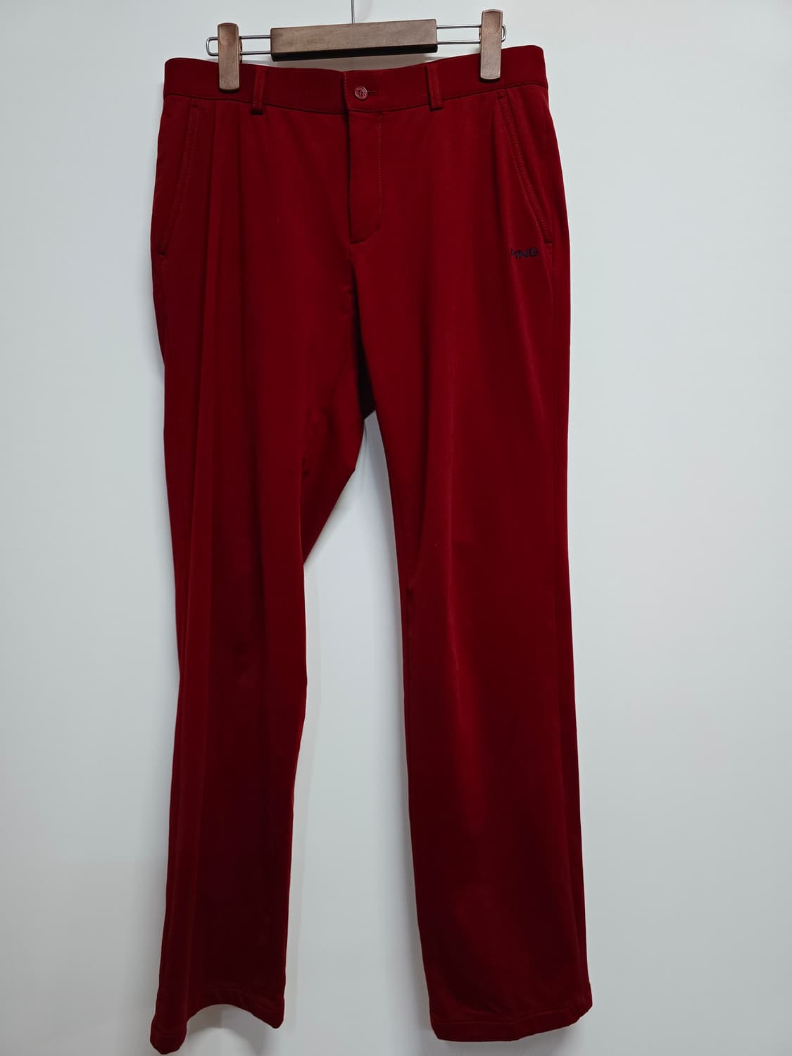 PING 남성 골프 기모 바지 레드 상품이미지1