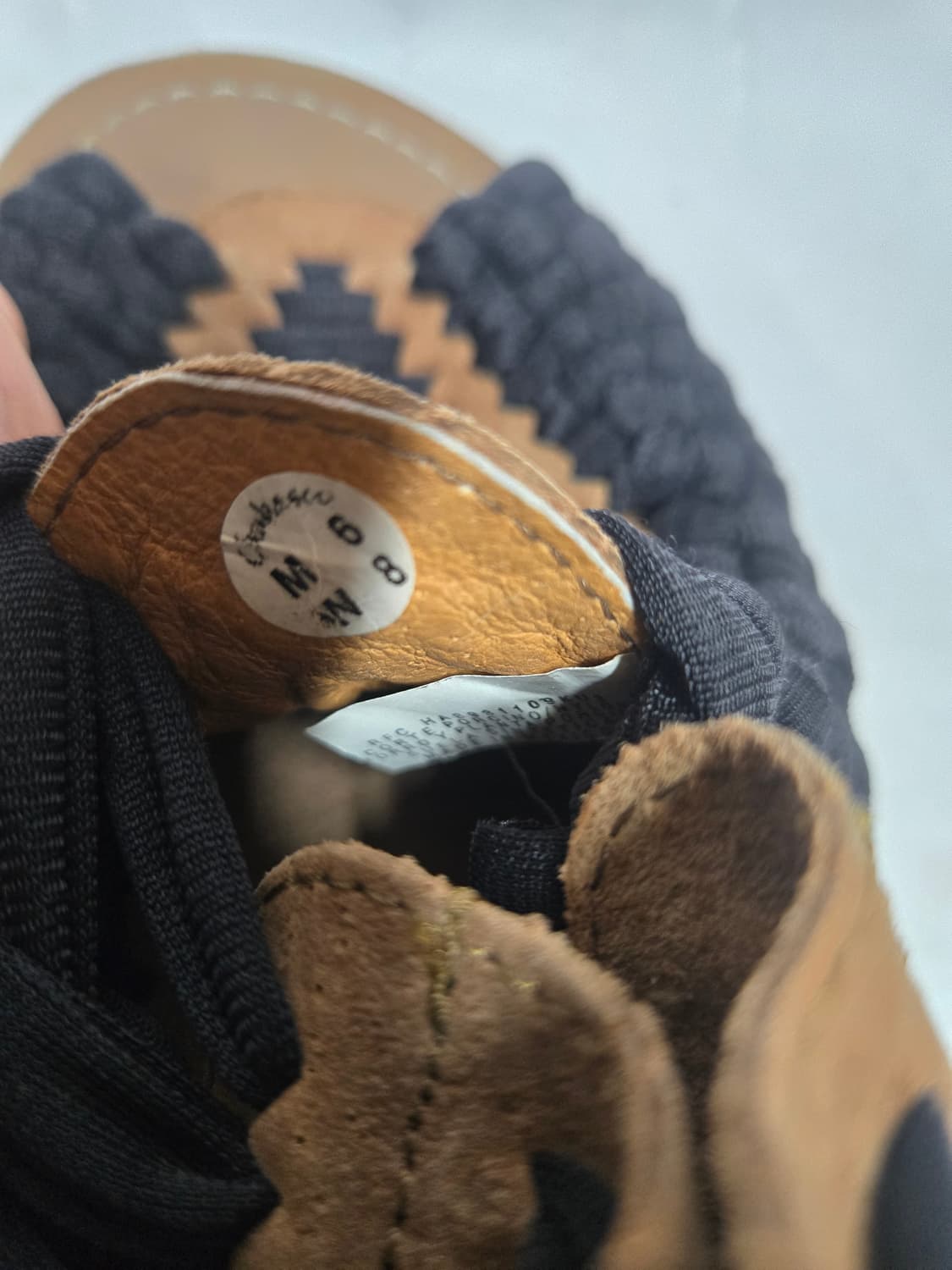 츄바스코 아즈텍 샌들 블랙/브라운 M6W8 상품이미지5