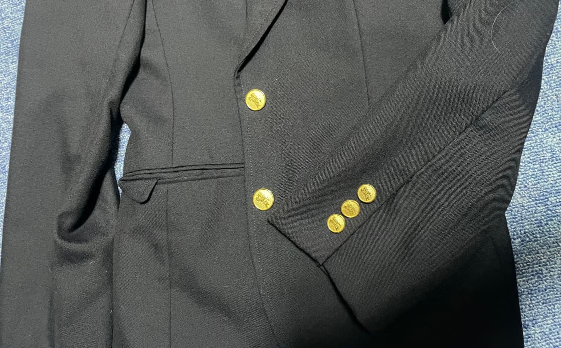 버버리금장블레이저 (찐네이비) 상품이미지3