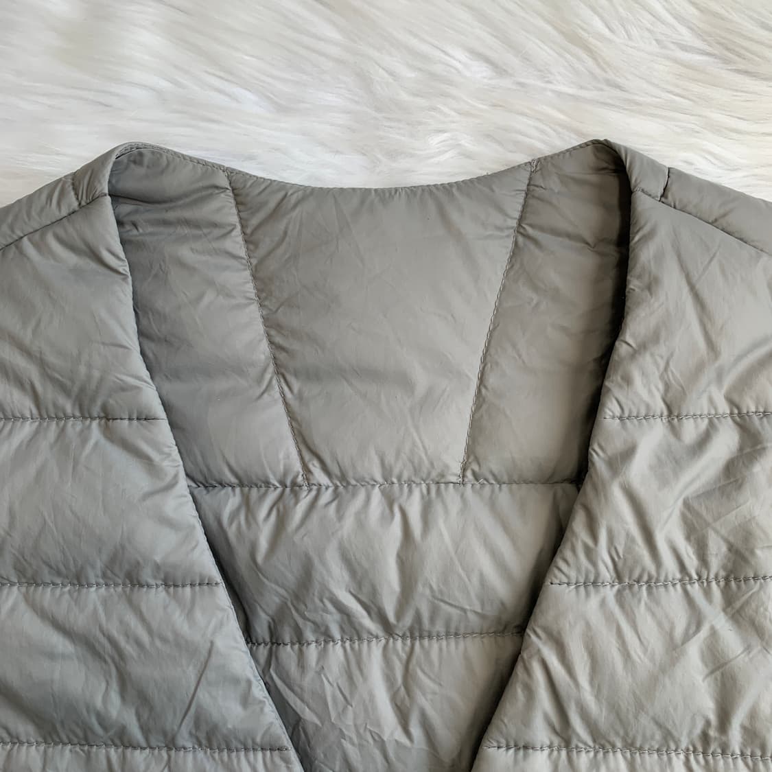 OLZEN 구스 다운 남성 경량 패딩 조끼 1706 상품이미지4