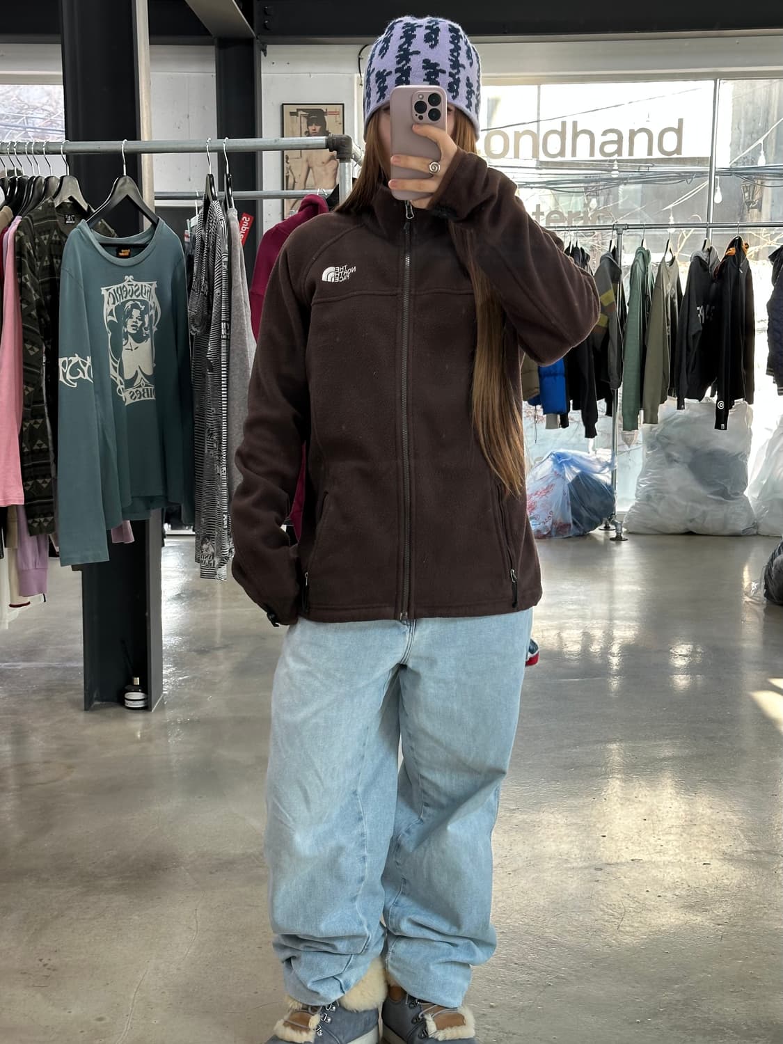 노스페이스 초코 플리스자켓 상품이미지4