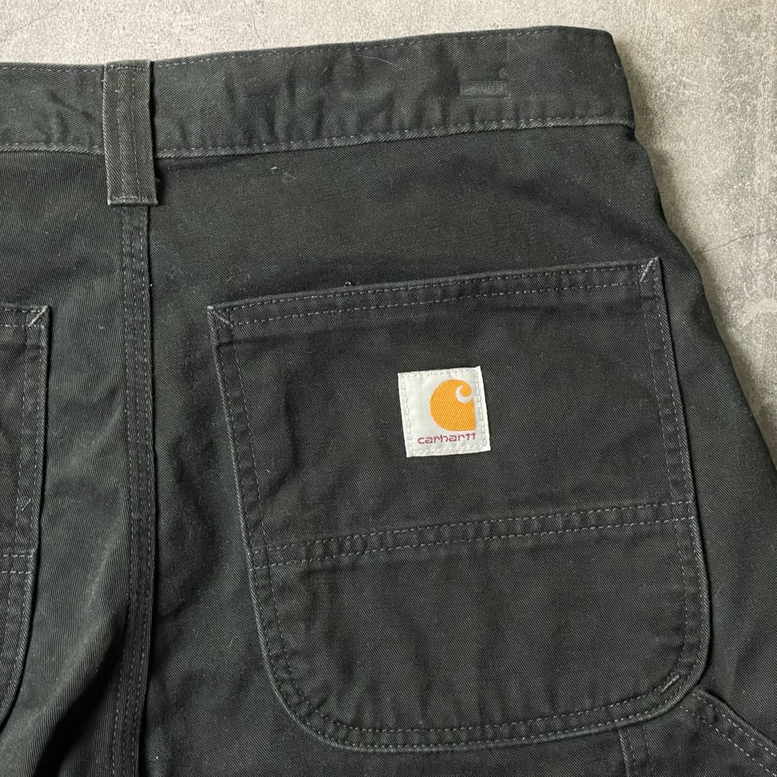 CARHARTT 칼하트 빈티지 블랙 싱글니 워크팬츠 상품이미지8
