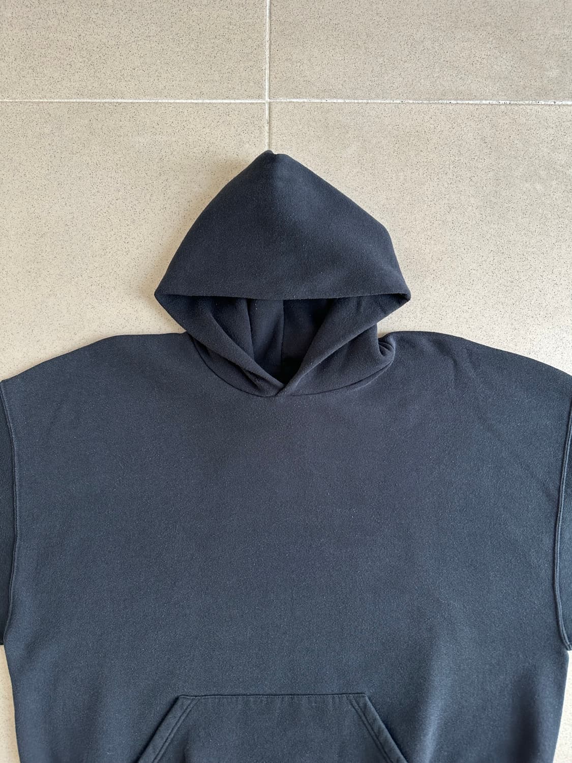 00s 빈티지 러셀 후드 블랙 XXL 상품이미지4