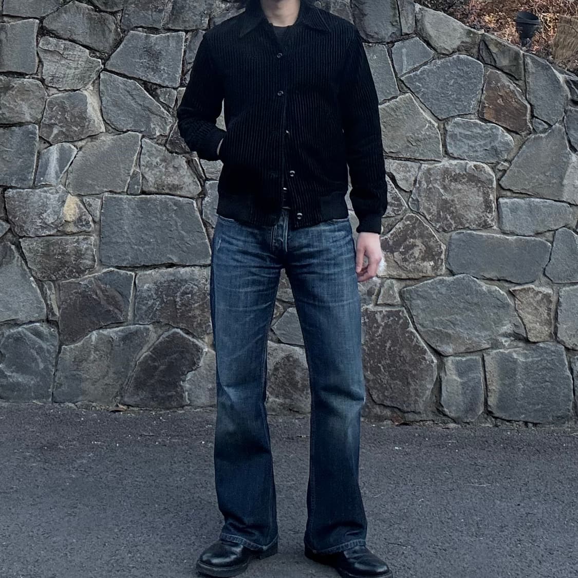 70–80s 서독 생산 코듀로이 버튼 자켓 상품이미지3