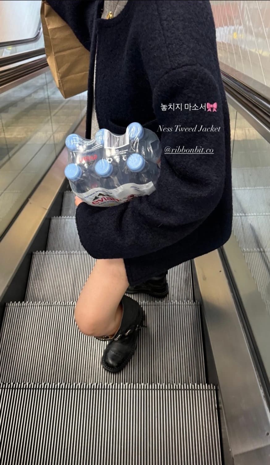 리본빛 네스 트위드 자켓 ness tweed jacket 상품이미지2