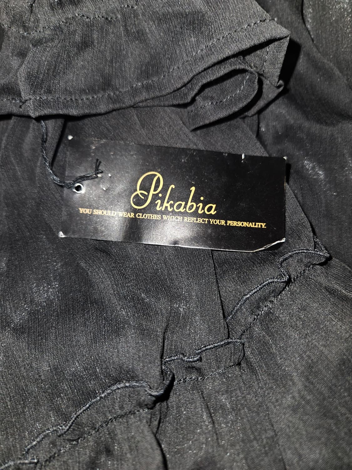 pikabia 공겜 히메 문 블랙 드레스 상품이미지5