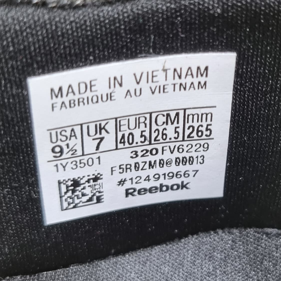 리복 퓨지엄런20 남성운동화265 상품이미지6