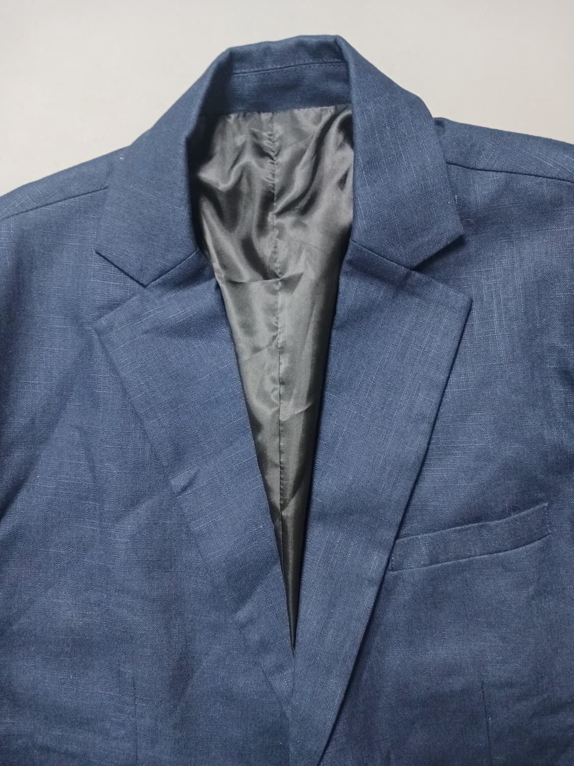 [2XL] 패턴 린넨 투버튼 블레이저 자켓 상품이미지2