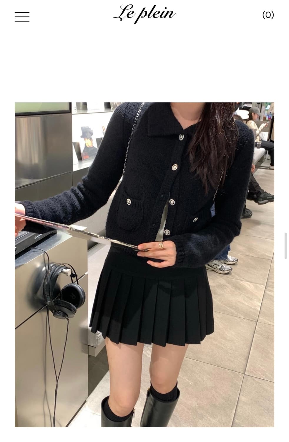 르플레인 Mui Tweed Cardigan 무이 트위드 가디건 상품이미지3