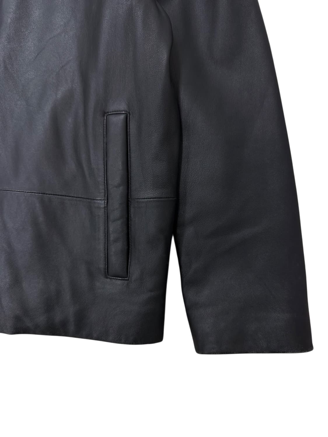 빈티지 레더 가죽자켓 블랙 (L~2XL) 상품이미지5