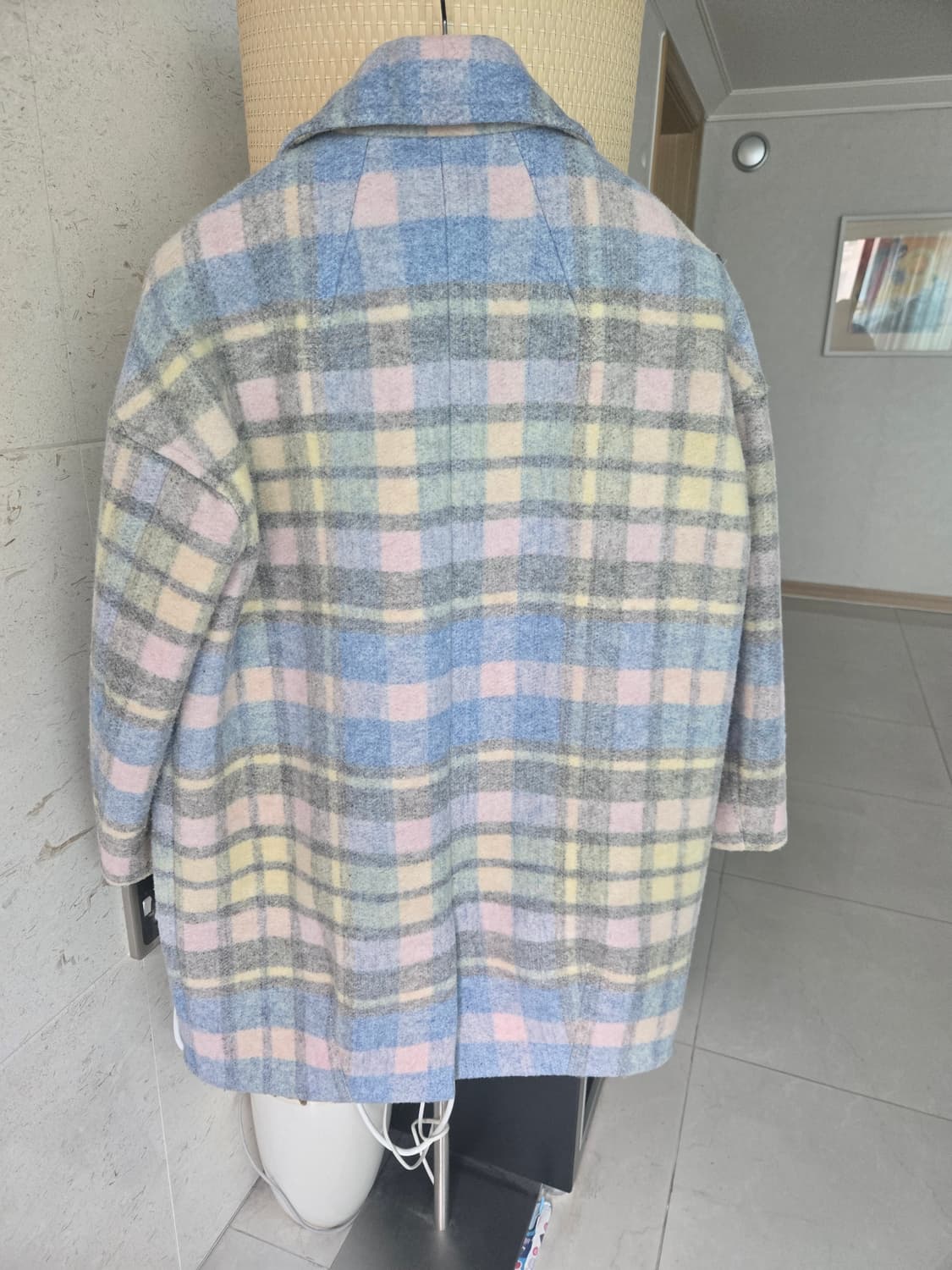 Oilily 여성 체크코트 S 상품이미지3