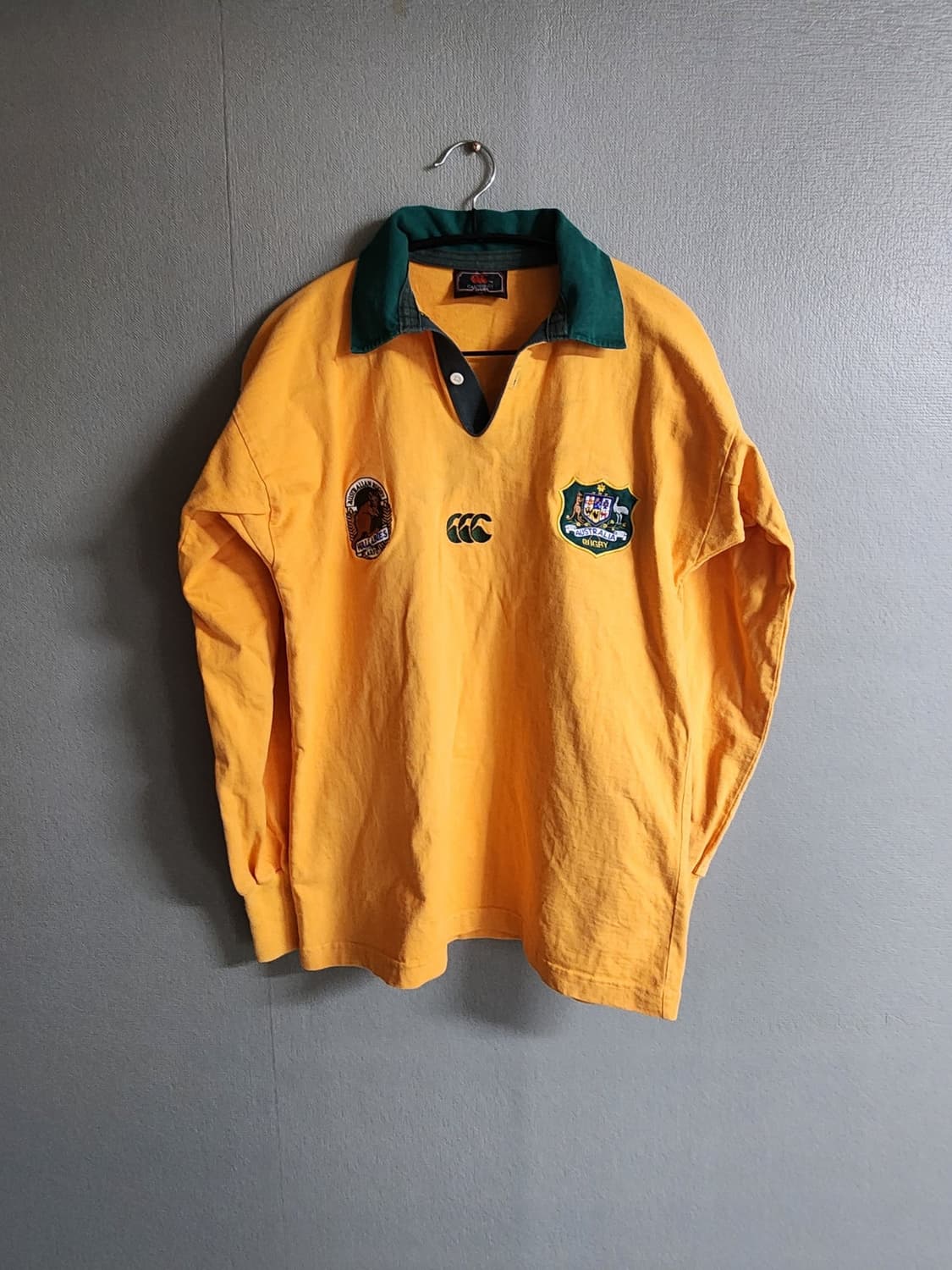빈티지 90's 캔터베리 호주 럭비 (월러비스) 럭비셔츠 져지 상품이미지7