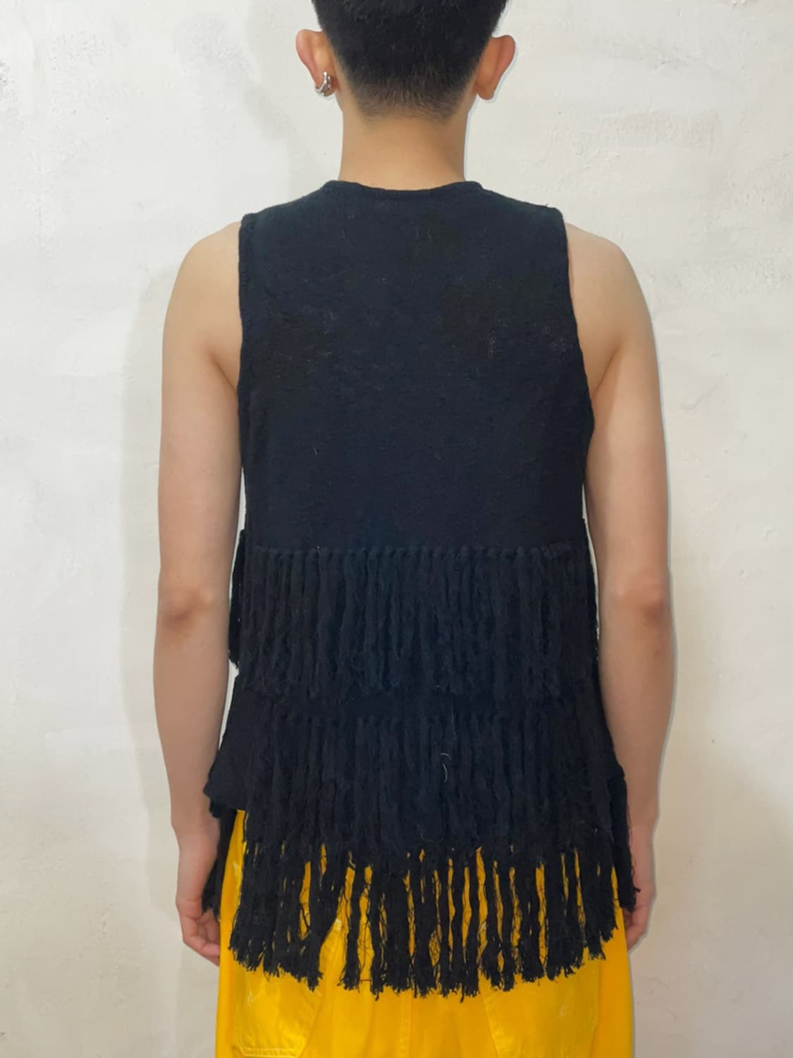 Black Fringe vest 상품이미지3