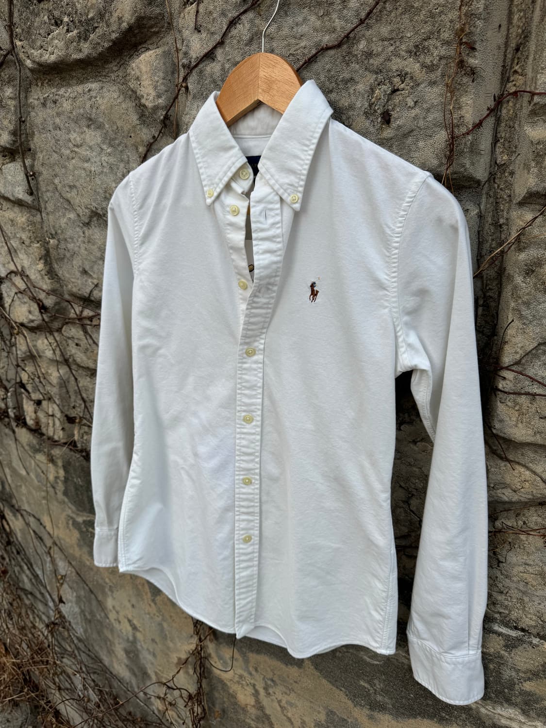 폴로 랄프로렌 빈티지 화이트 옥스포드 셔츠 유니폼 xs 여성 우먼 상품이미지3