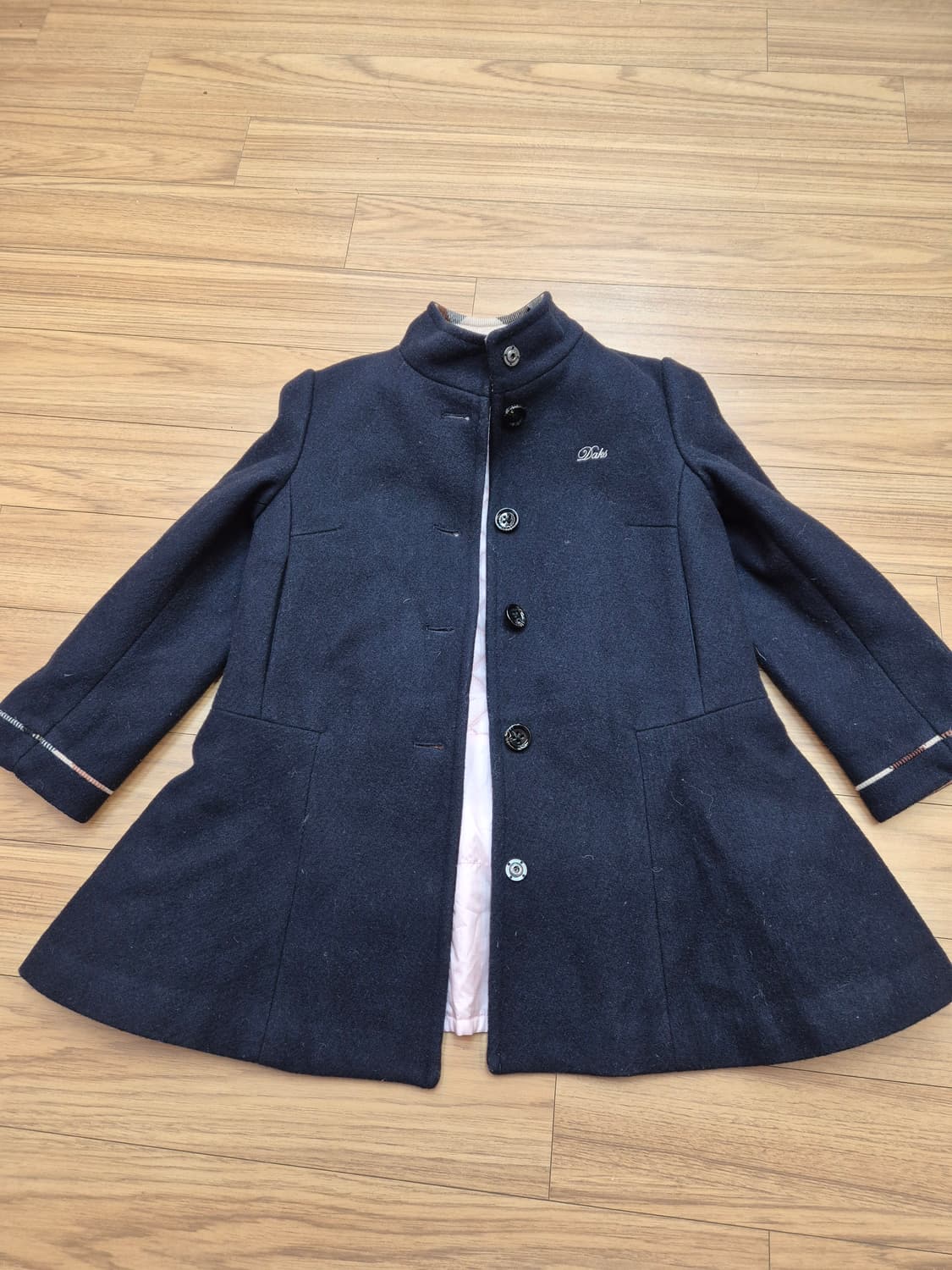 닥스 여아 코트 120사이즈 판매합니다. 모 88% 혼방이라 따뜻하고 고 상품이미지1