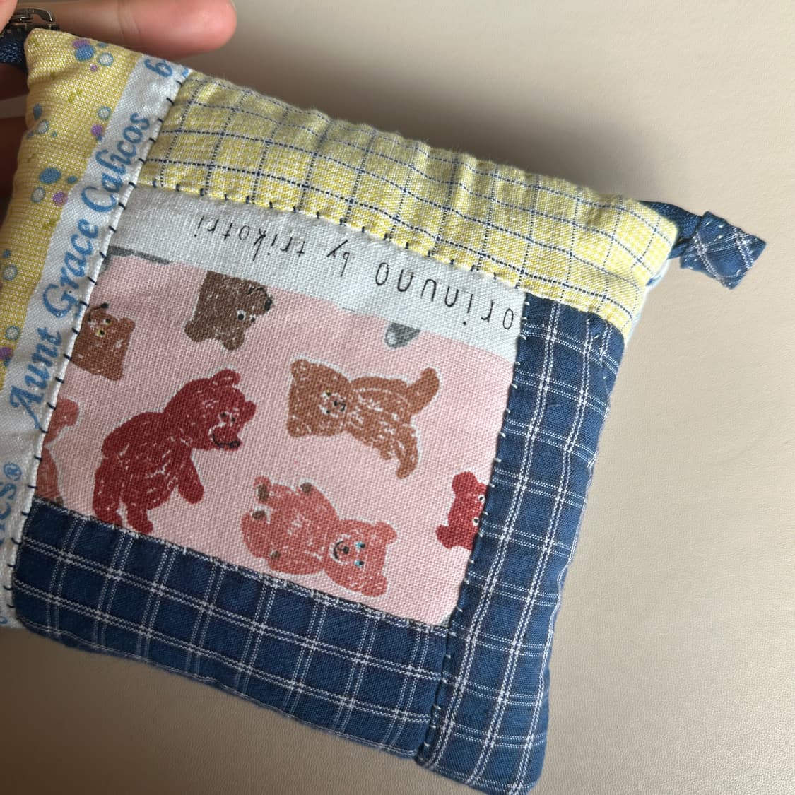 곰돌이 퀼트 파우치 상품이미지5