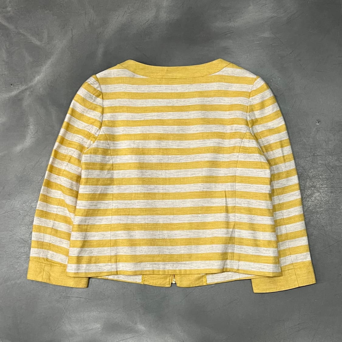  안나수이 스트라이프 논카라 자켓 y15244 상품이미지2