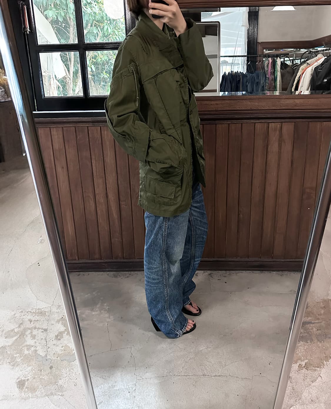 REBUILD BY NEEDLES bdu shawl collar jack 상품이미지2