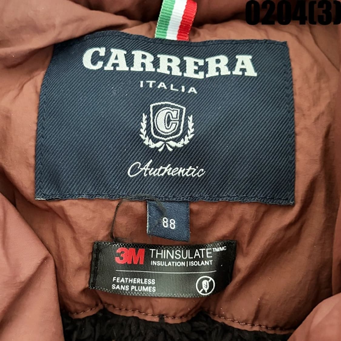 [(105)88] 까레라 여성 브라운 롱패딩 점퍼 0204(3) 상품이미지5