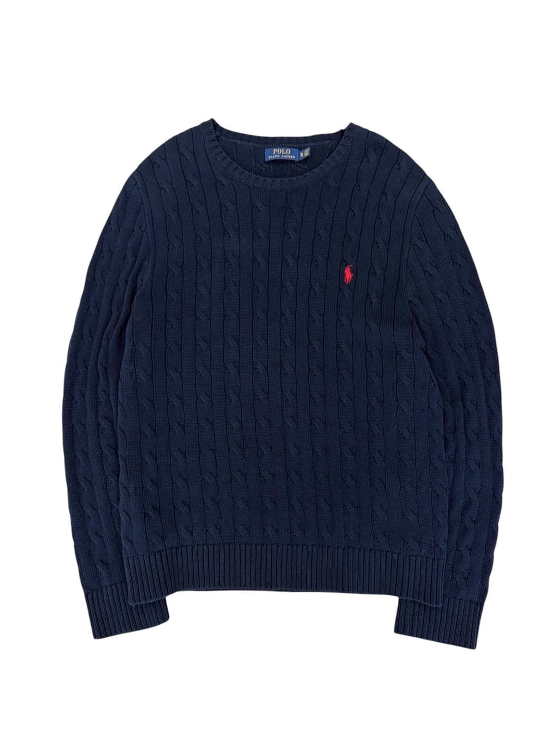 폴로 케이블니트 네이비 (XL) 상품이미지1