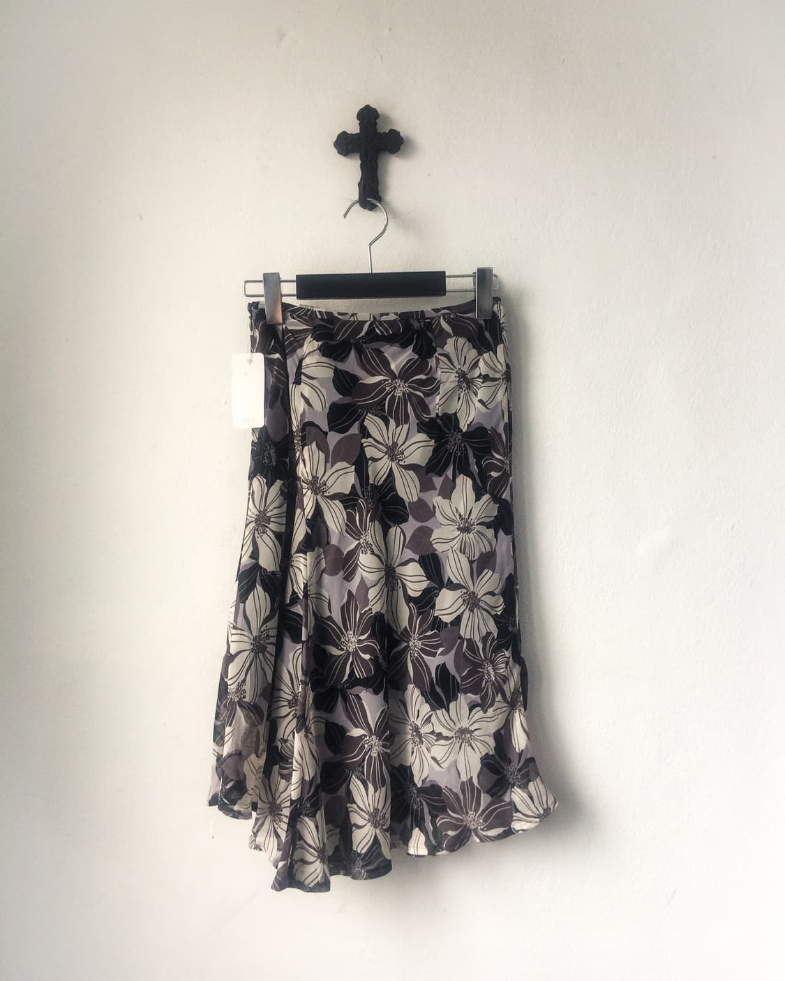 Flower pattern midi skirt 상품이미지1