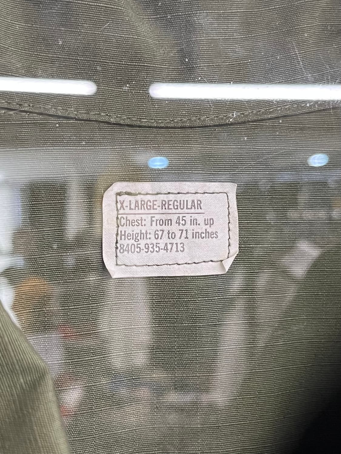 1970 4th 정글 퍼티그 자켓 XL-R 데드스탁 상품이미지3