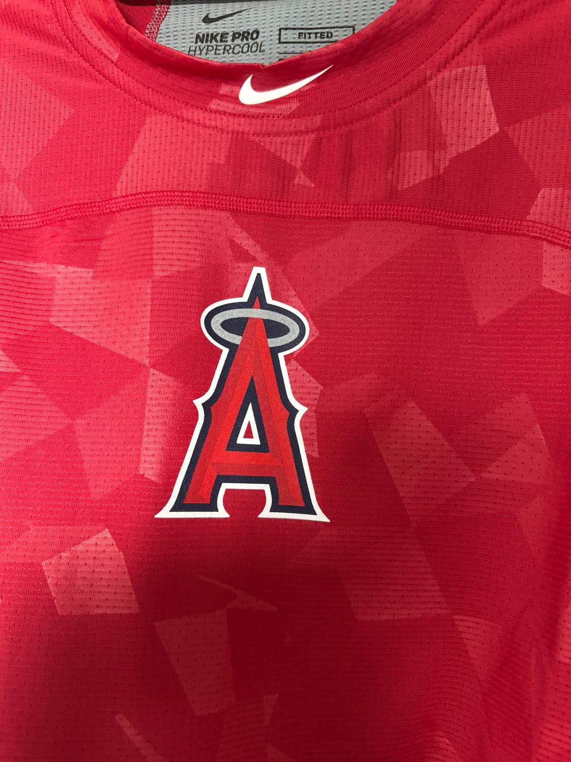 나이키 mlb 하이퍼쿨 LA 에인젤스 선수용 언더티 상품이미지5