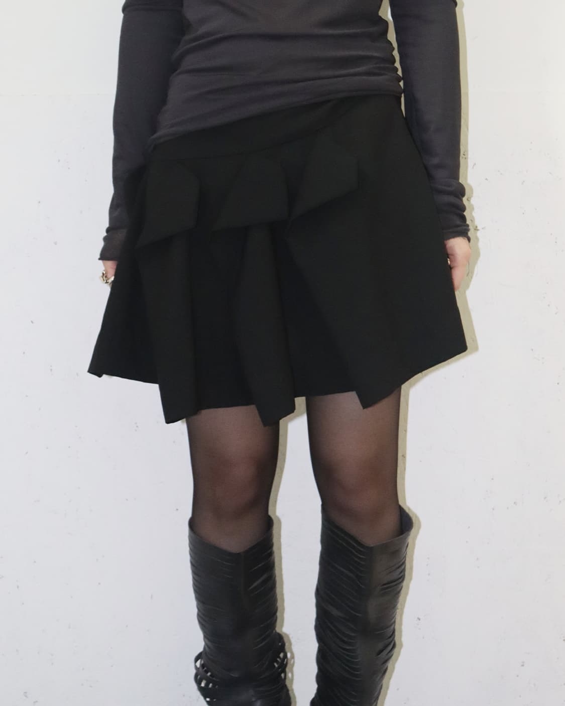 비비안 웨스트우드 레드 라벨 05SS 스트럭트 보우 미니 스커트 상품이미지1