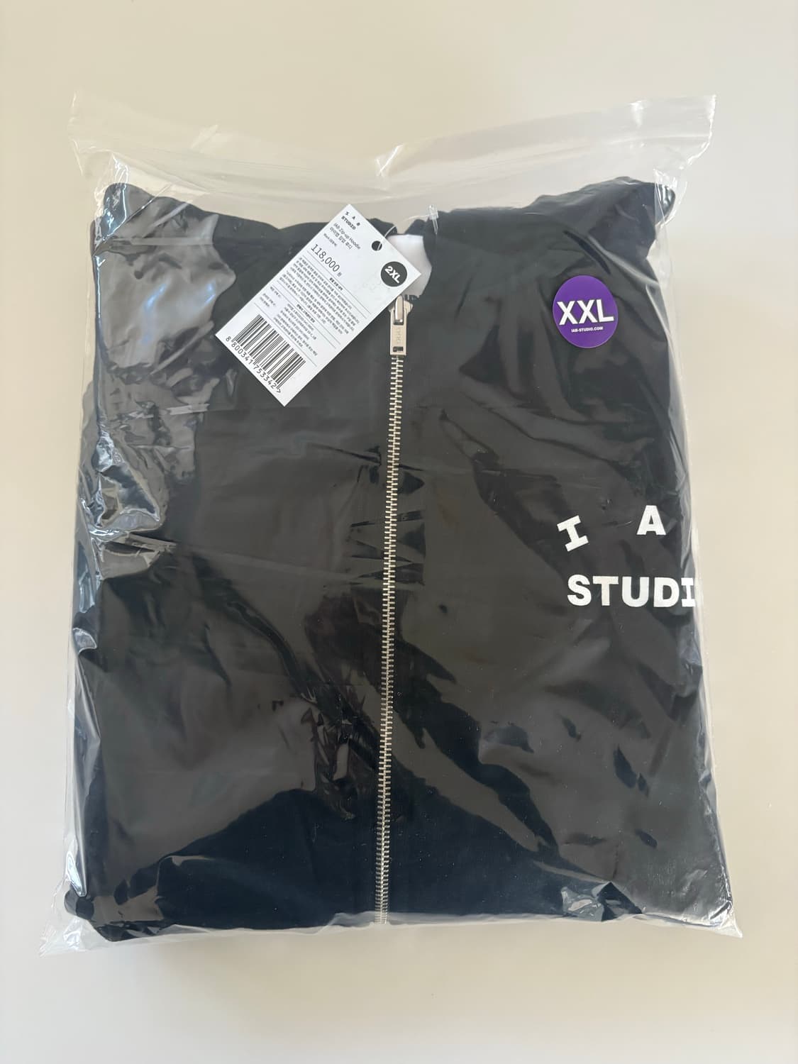 [XXL]아이앱 후드집업 블랙 26ss 상품이미지1