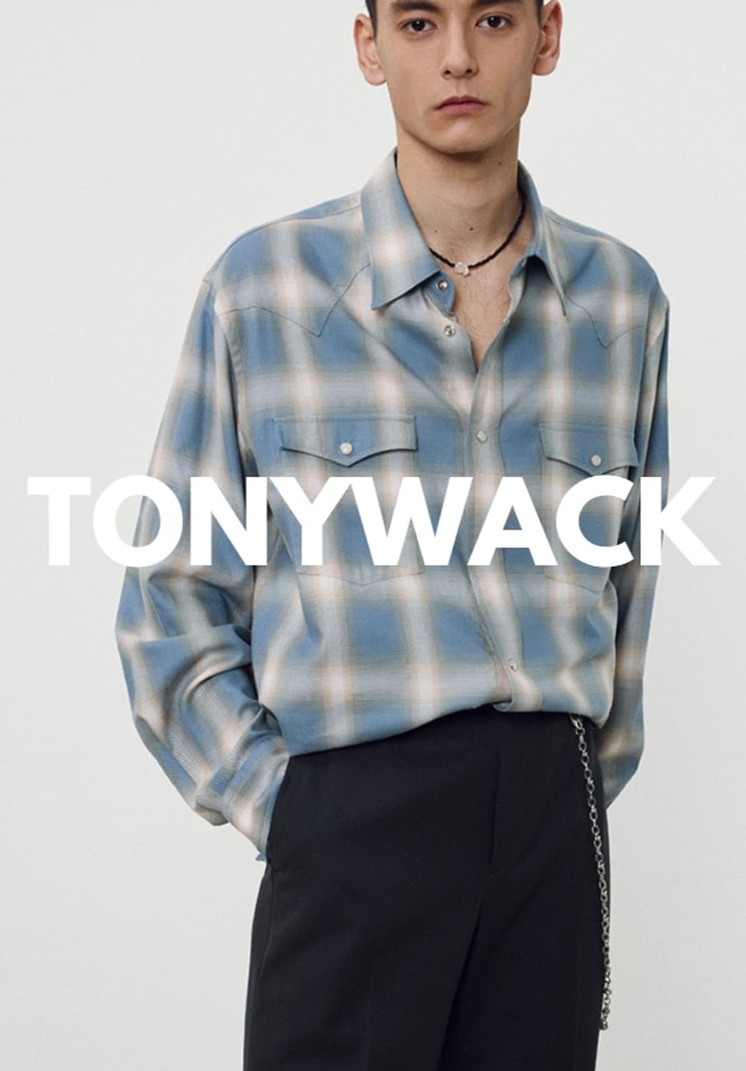 토니웩 Cotton Modal Western Ceck Shirt 상품이미지6